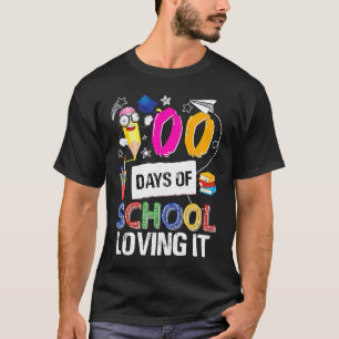 T-shirt 100 Jours D'école L'adorant Enseignant ou Élève
