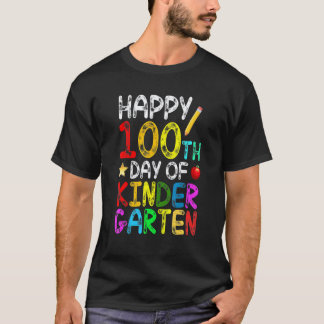 T-shirt 100 Jours D'école Maternelle Élèves Enseignants