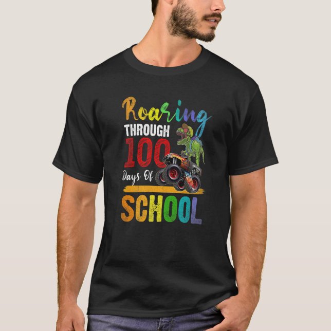 T-shirt 100 jours d'école Monster Truck D (Devant)