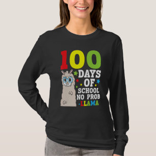 T-shirt 100 Jours D'École No Prob llama Animal Llama 1