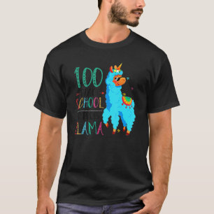 T-shirt 100 Jours D'École Pas Prob Llama Llama Enseignant