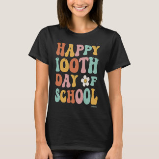 T-shirt 100 Jours d'école pour enseignant étudiant Retro V