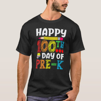 T-shirt 100 jours d'école pour les enfants et l'enseigneme