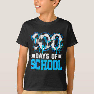 T-shirt 100 jours d'école Soccer Drip 100e jour d'école