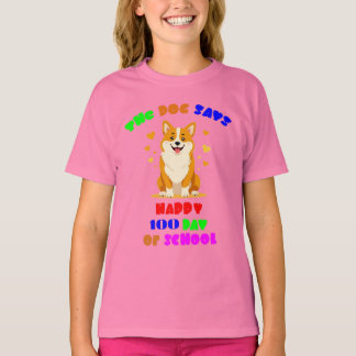 T-shirt 100 Jours d'école : une fête pawsome avec notre