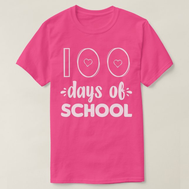 T-shirt 100 Jours d'élèves et d'enseignants pour (Design devant)