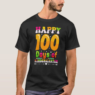 T-shirt 100 Jours d'enfants de maternelle Enseignant Garço