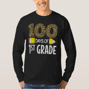 T-shirt 100 Jours D'Enseignant De Première Année 100E Jour