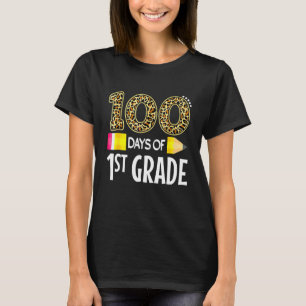 T-shirt 100 Jours D'Enseignant De Première Année 100E Jour