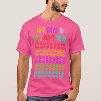T-shirt 100 jours d'enseignant élève scolaire 8