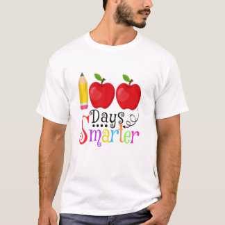 T-shirt 100 Jours Enfants intelligents Enfants Enfants 100