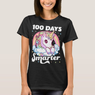 T-shirt 100 Jours Enseignant de la Unicorne Smarter 100e J