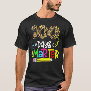 T-shirt 100 Jours Enseignant Léopard Smarter 100ème Jour D