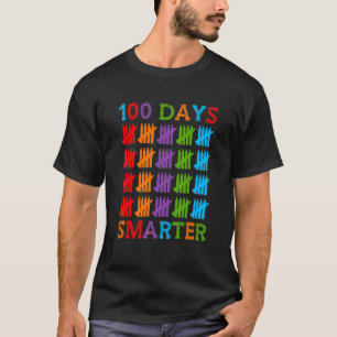 T-shirt 100 jours Enseignant Plus intelligent Éducateur Éc