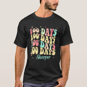T-shirt 100 Jours Enseignants Super Rétro Plus Sharper Enf