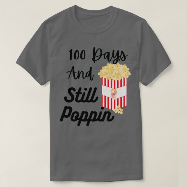 T-shirt 100 Jours Et Toujours Poppin 4 (Design devant)