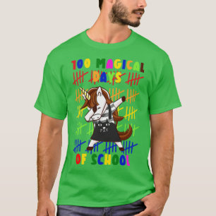 T-shirt 100 Jours Magiques De L'École Unicorne 12