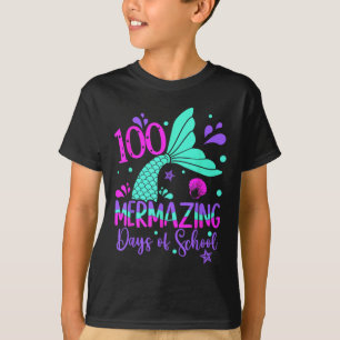 T-shirt 100 Jours Mermazing Mermaid 100e Jour De L'École G