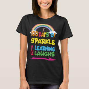 T-shirt 100 Jours Os Sparkle Learning & Laughs 2023