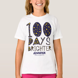 T-shirt 100 Jours Plus Belle Étoiles 100 Jours d'école