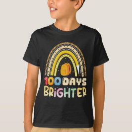 T-shirt 100 Jours Plus Brighton 100e Jour De L'Enseignant 