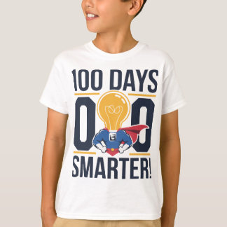 T-shirt 100 jours plus intelligent
