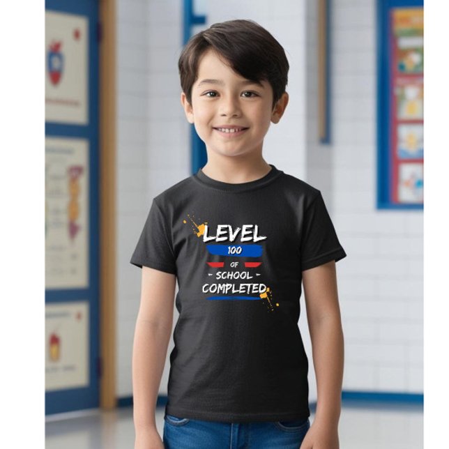 T-shirt 100 jours plus intelligent : 100 jours d'école pou (Créateur téléchargé)