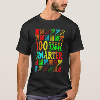 T-shirt 100 Jours Plus Intelligent Joyeux 100ème Jour D'Éc