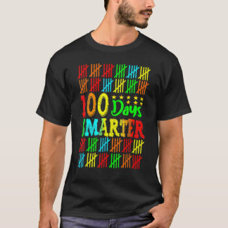 T-shirt 100 Jours Plus Intelligent Joyeux 100ème Jour D'Éc
