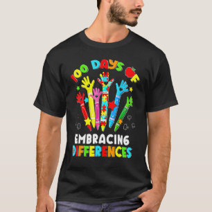 T-shirt 100 Jours Pour Accepter Les Différences Autisme 10