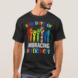 T-shirt 100 jours pour embrasser les différences Sensibili