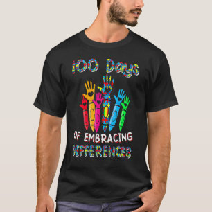 T-shirt 100 jours pour embrasser les différences Sensibili
