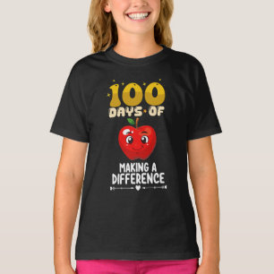 T-shirt 100 jours pour faire une différence Apple