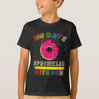 T-shirt 100 Jours Saupoudrés De Joyeux 100E Jour Kinder