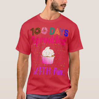 T-shirt 100 jours saupoudrés de plaisir drôle 100 jours de