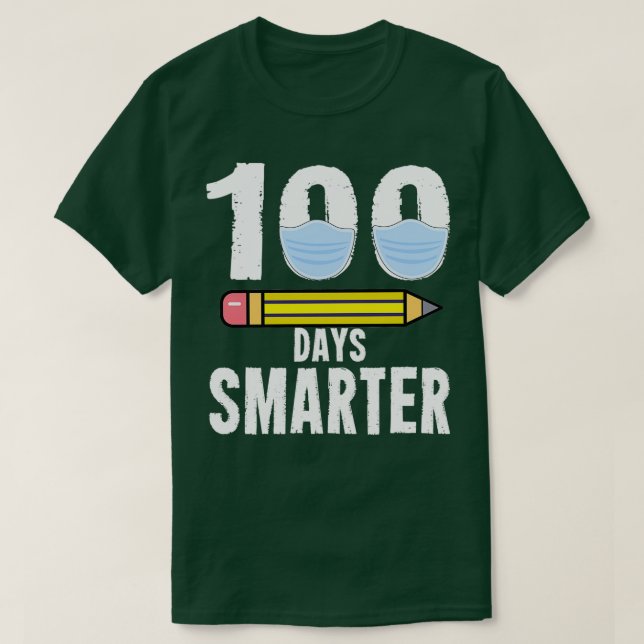 T-shirt 100 Jours Smarter 100e Jours d'école 2021 (Design devant)