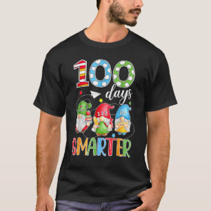 T-shirt 100 Jours Smarter Gnome 100e Jour De L'École Homme