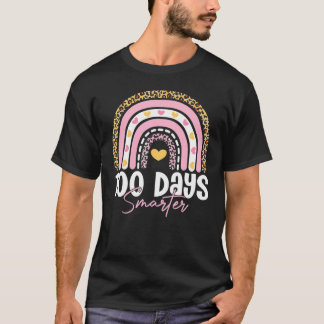 T-shirt 100 Jours Smarter Joyeux 100E Jour De L'École Arc-