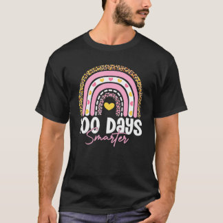 T-shirt 100 Jours Smarter Joyeux 100E Jour De L'École Arc-