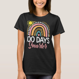 T-shirt 100 Jours Smarter Joyeux 100E Jour De L'École Arc-
