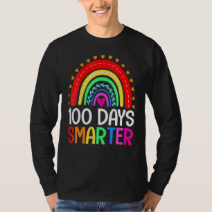 T-shirt 100 Jours Smarter Joyeux 100E Jour De L'École Arc-