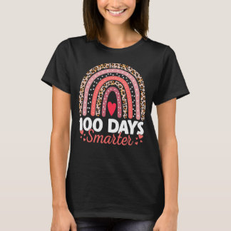T-shirt 100 Jours Smarter Joyeux 100E Jour De L'École Arc-