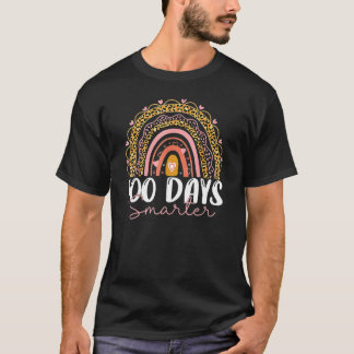 T-shirt 100 Jours Smarter Joyeux 100E Jour De L'École Arc-