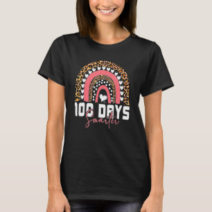 T-shirt 100 Jours Smarter Joyeux 100E Jour De L'École Arc-