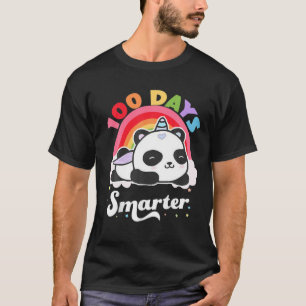 T-shirt 100 Jours Smarter Panda Unicorn Filles Enseignante