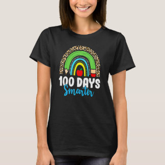 T-shirt 100 Jours Smarter Rainbow Joyeux 100ème Jour De L'