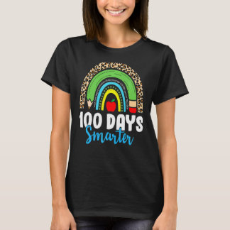 T-shirt 100 Jours Smarter Rainbow Joyeux 100ème Jour De L'