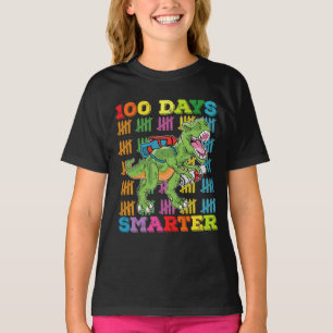 T-shirt 100 Jours Smarter T Rex Dinosaur 100e Jour École
