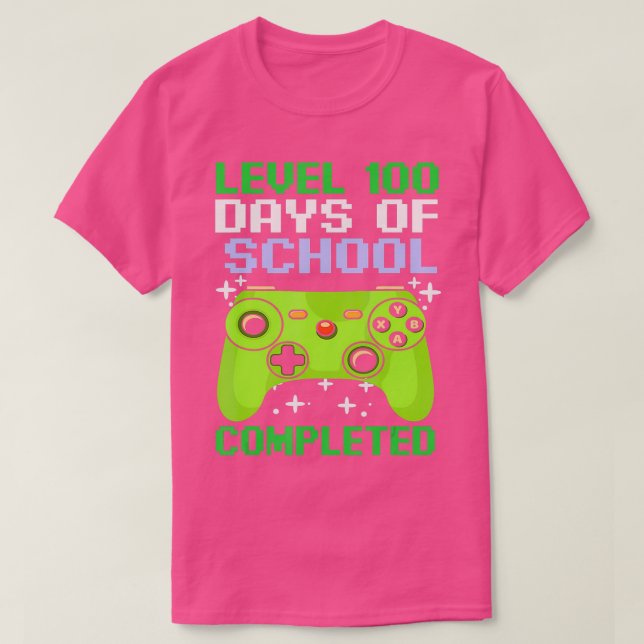 T-shirt 100 Jours Stu Enseignant 100e Jour (Design devant)