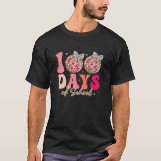 T-shirt 100 jours super de l'école Coquette Bow 100e jour